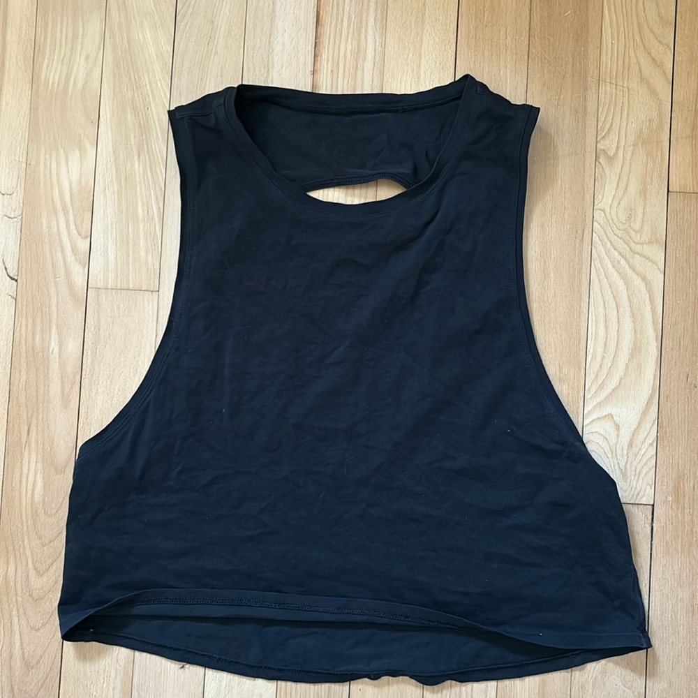 Lululemon Cut Back Crop Tank